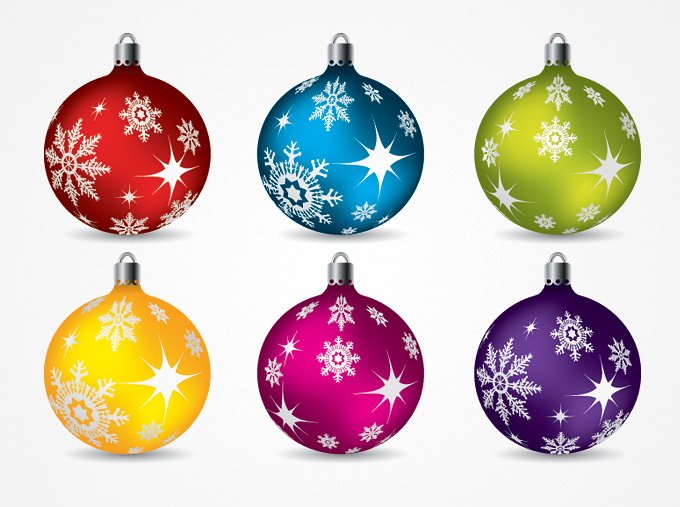 Christmas Balls Ornaments Vector Clip Art Free Free Vector Archive