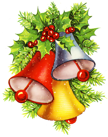 Christmas bells clip art free