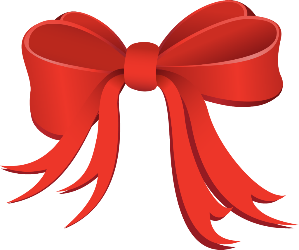 Christmas Bows Clip Art (09)