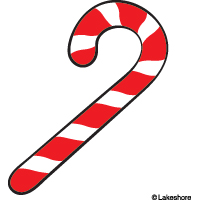 Christmas candy cane clip art - Cane Clipart