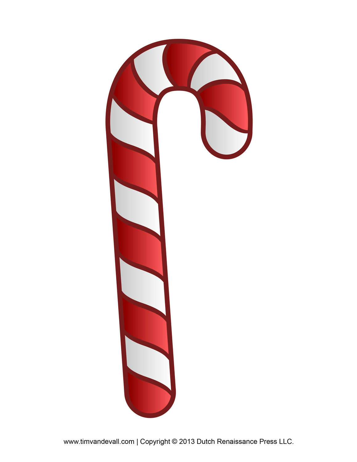Tissue Paper Candy Cane CLIP 