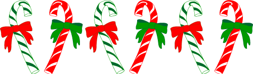 Christmas candy cane clipart.