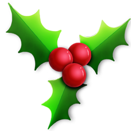Christmas Clip Art. Format: P - Christmas Holly Clipart