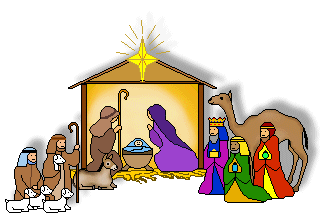 Swaddled Baby Jesus Clipart