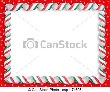 christmas clipart borders. Christmas Candy Border .