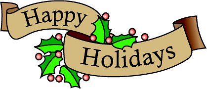 Christmas Clipart Happy Holid - Holiday Clip Art Happy Holidays