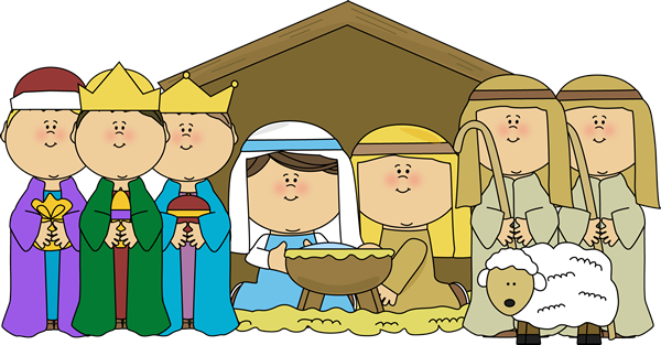 Play Nativity Scene Clip Art