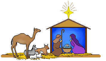 Christmas clipart nativity . - Nativity Scene Clipart Free