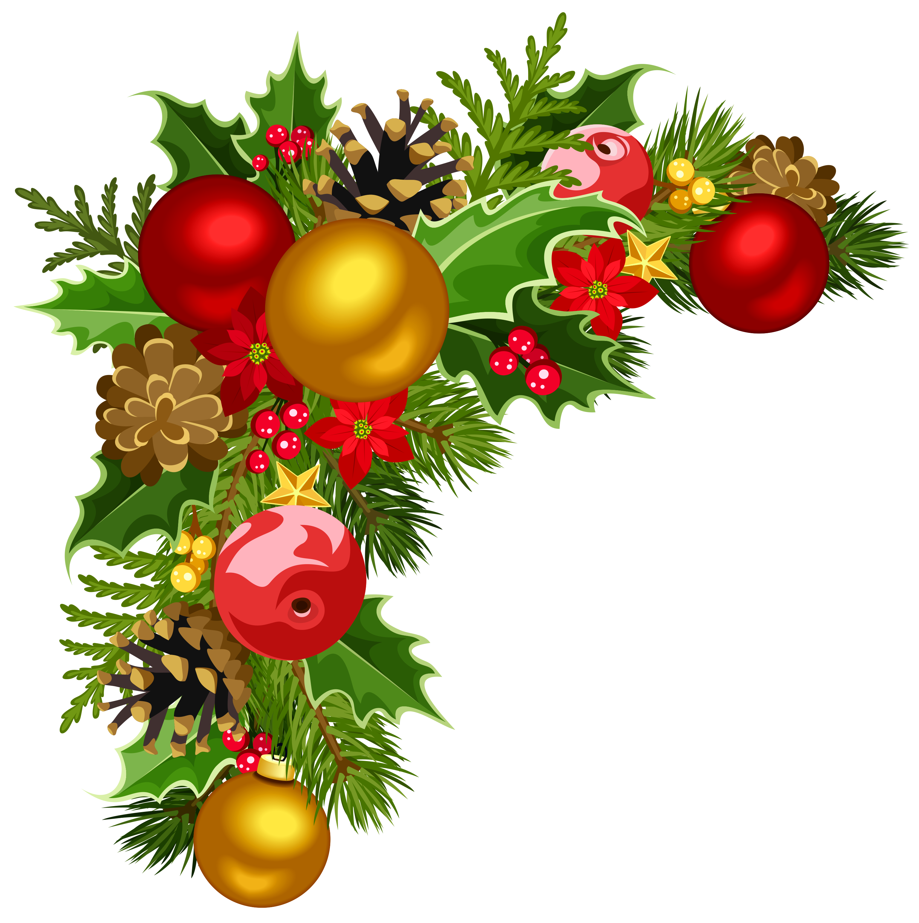 Christmas Decorations Clipart u2013 Happy Holidays!