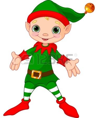 Christmas Elf Clipart - Christmas Elves Clipart