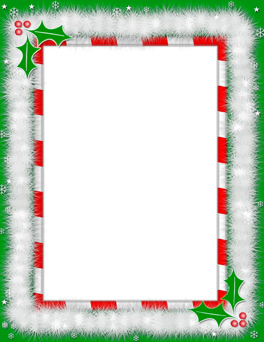 Christmas Frame Page Frames H - Christmas Frames Clip Art