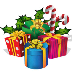 holiday gift clipart
