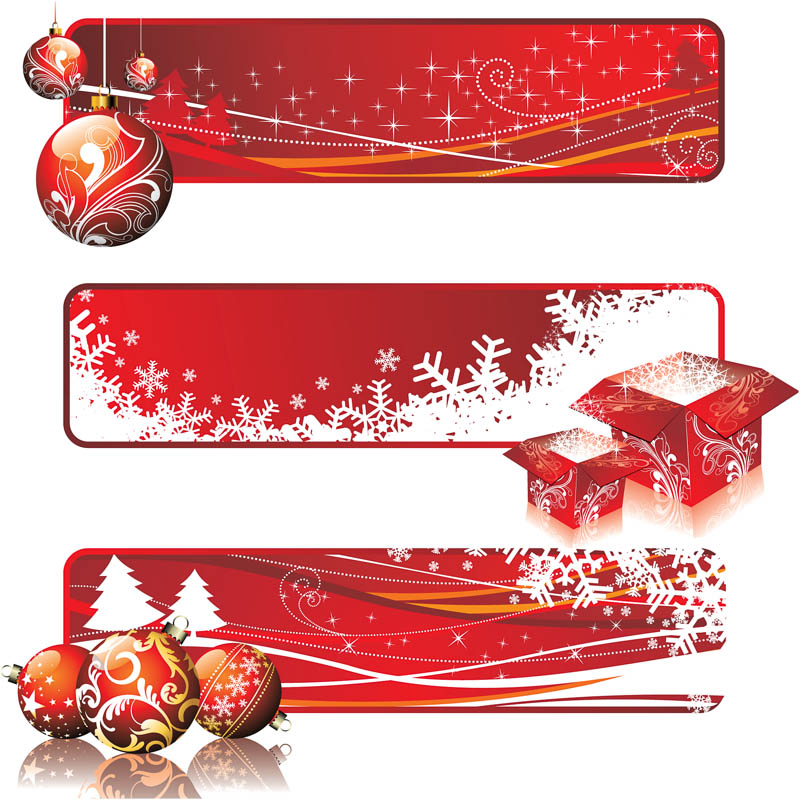christmas clipart banners .