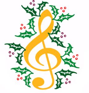 Christmas Music Notes - Christmas Music Clipart