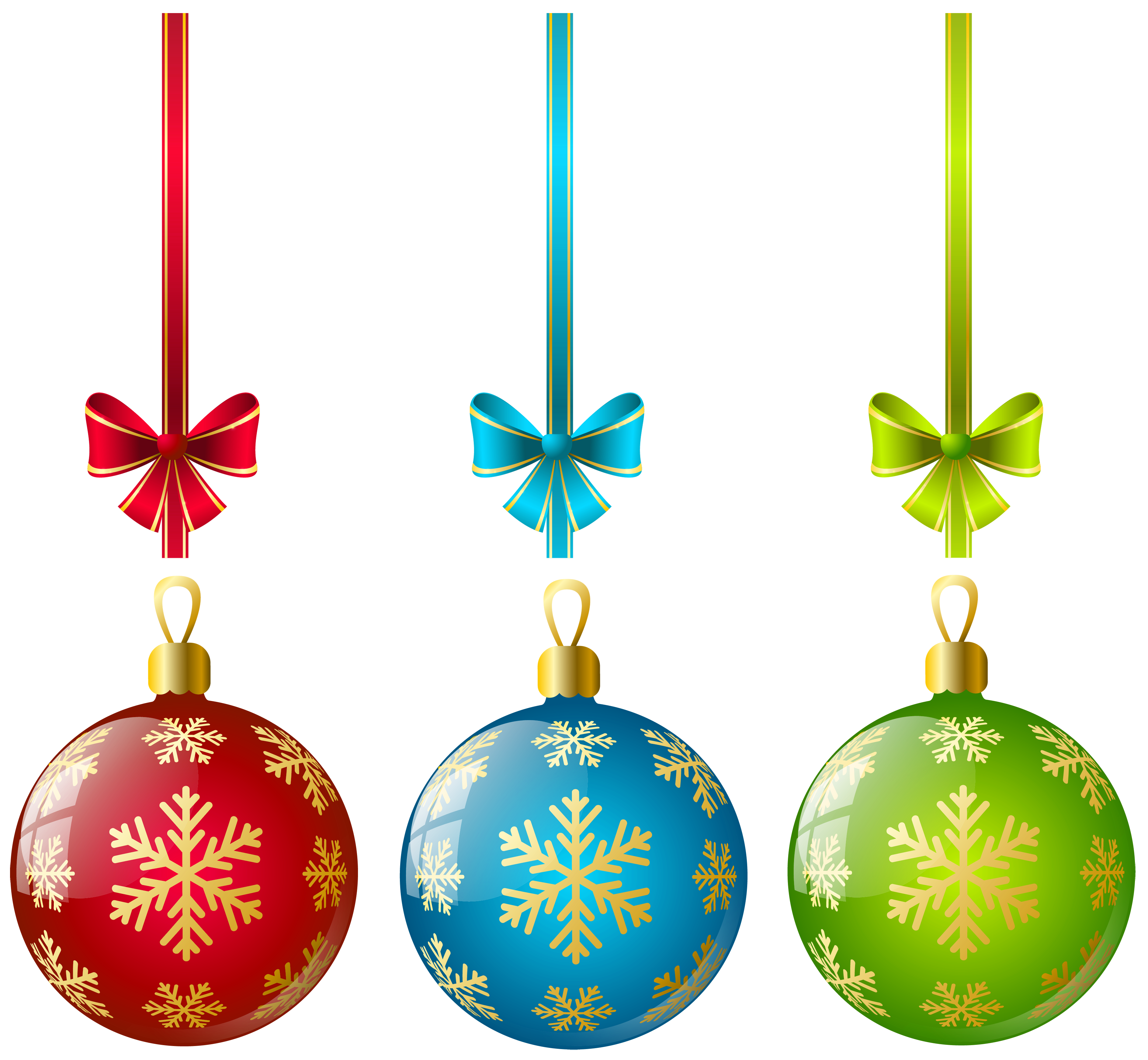 Christmas Ornament Clip Art C - Christmas Balls Clipart