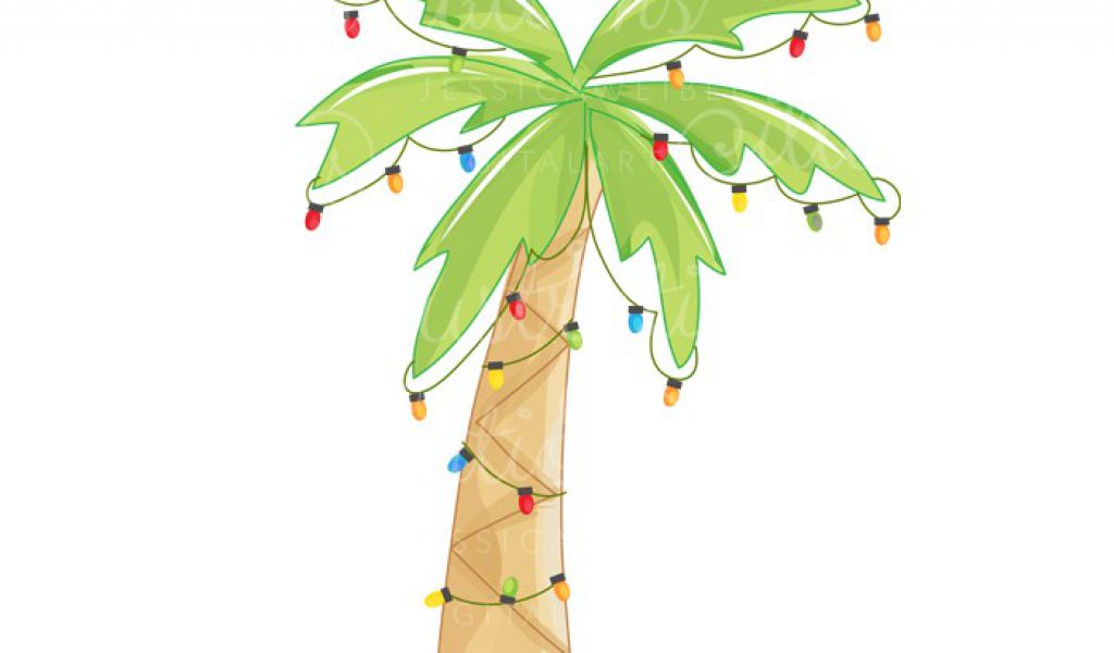christmas palm tree clip art .