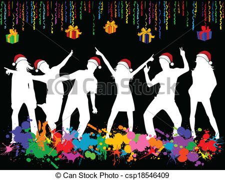 clipart christmas party
