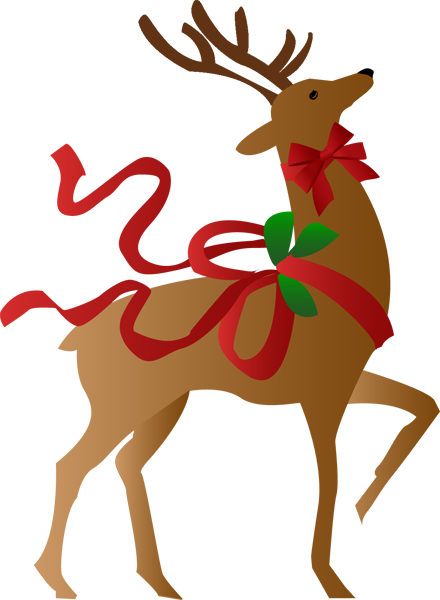 Christmas reindeer clip art clipart photo