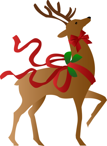 Christmas Reindeer Clipart Cl - Raindeer Clipart