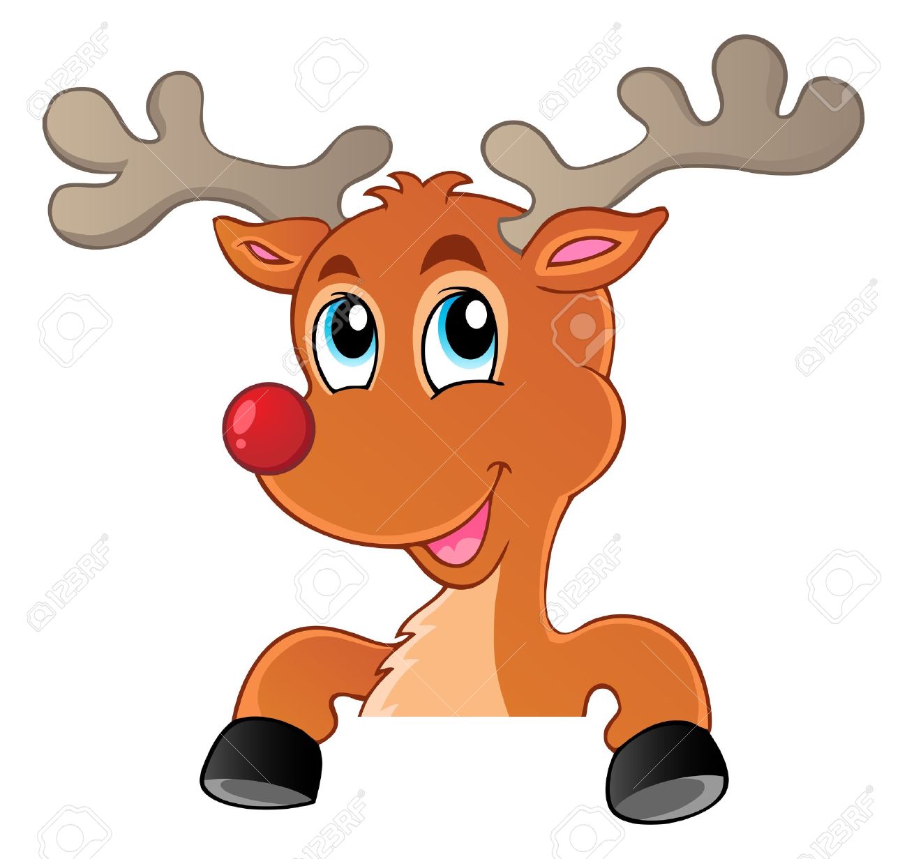 Christmas reindeer clipart free - ClipartFest
