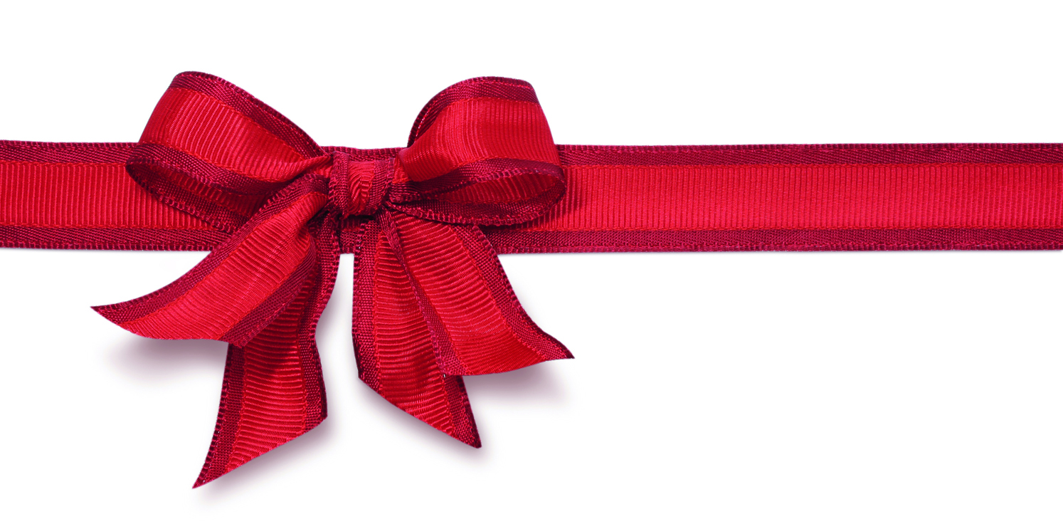 Christmas Ribbon Png Clipart  - Red Ribbon Clip Art