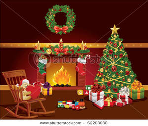 Christmas Scene Clip Art Imag - Christmas Scenes Clipart