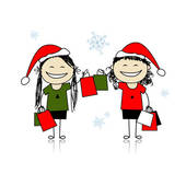 ... christmas shopping - Christmas Shopping Clipart