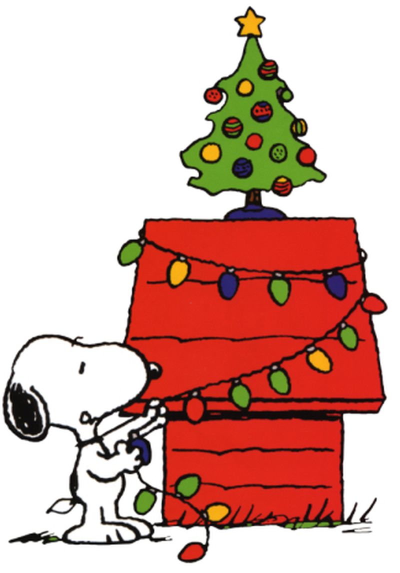 Christmas Snoopy Lights Treejpg