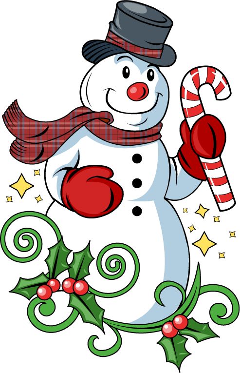 CHRISTMAS SNOWMAN CLIP ART - Snowman Clip Art