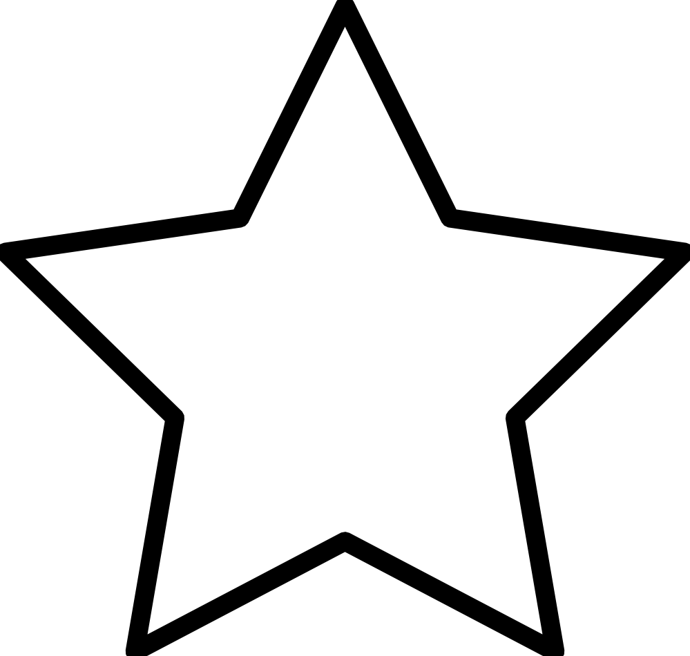 Star black and white image of
