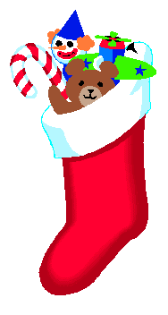 Christmas Stocking Clipart . - Stocking Clipart
