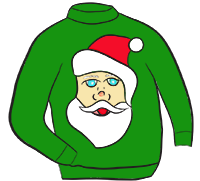 Christmas Sweater Clipart .