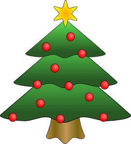 Christmas Tree Clip Art At Cl - Small Christmas Clip Art