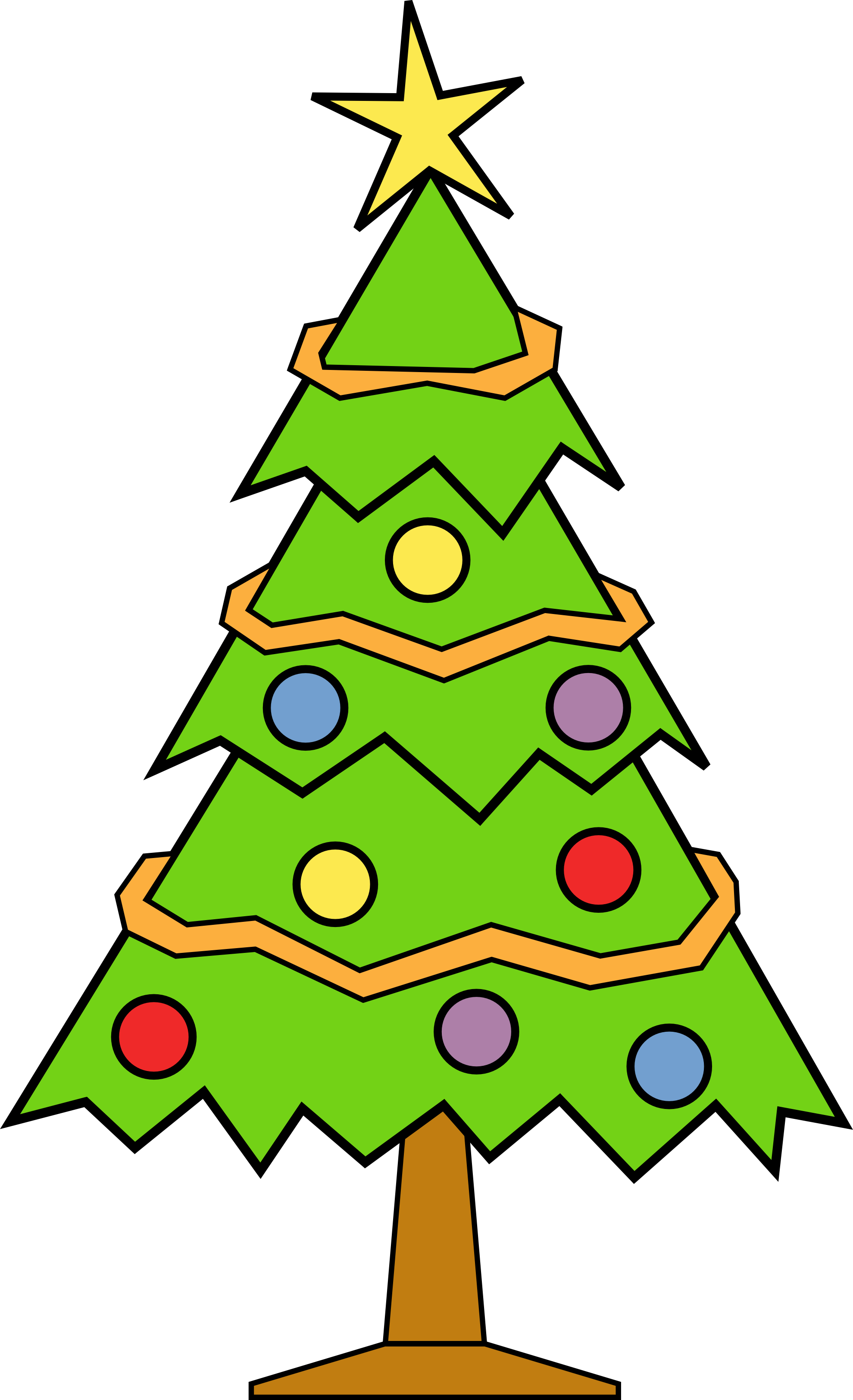 Christmas Tree Clip Art - cli - Christmas Tree Clip Art