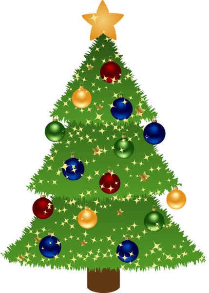 Christmas Tree Clip - clipartall