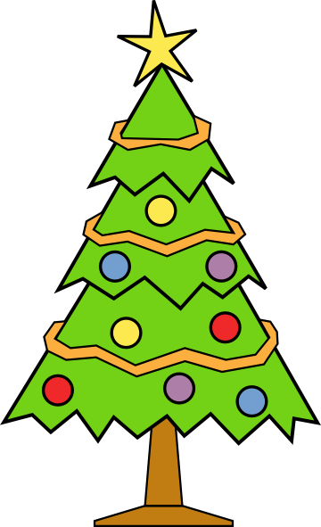 Christmas Tree Clipart 2 .