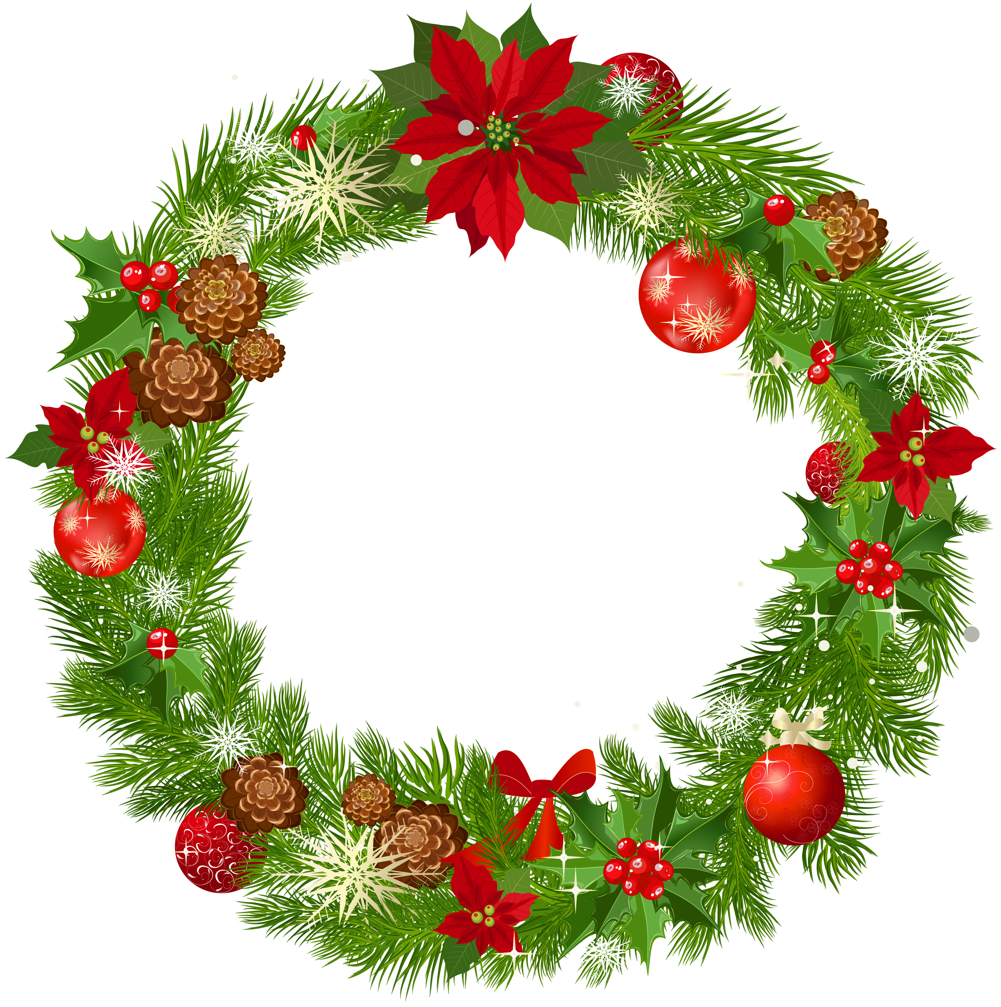 Christmas Wreath Clip Art Cliparts Co
