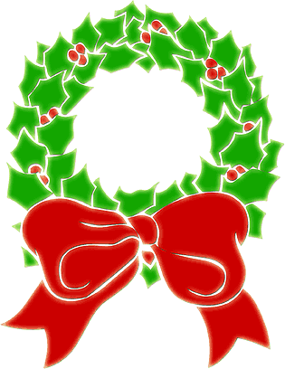 Christmas Wreath Clipart - Clip Art Wreath