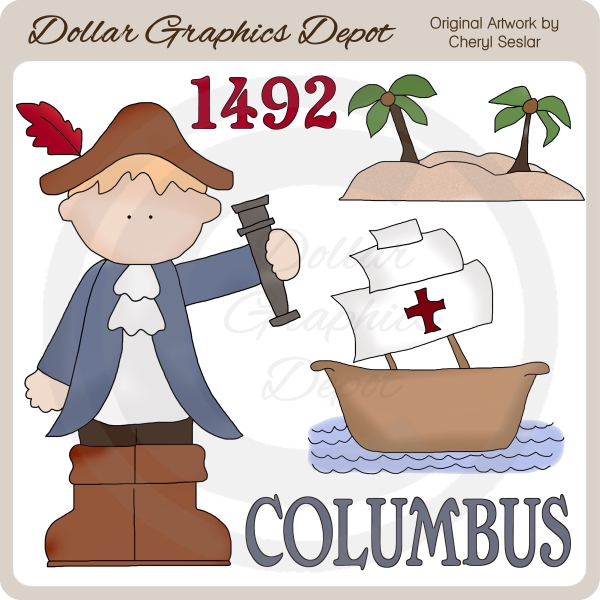 Christopher Columbus - Clip Art