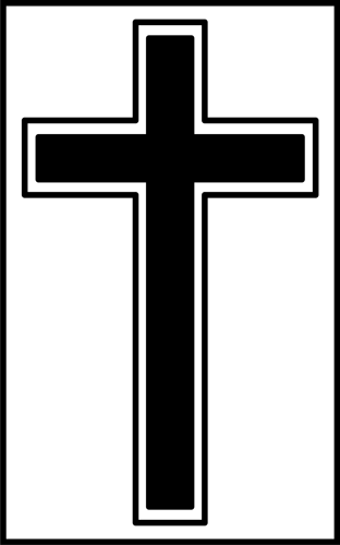 church clipart black and whit - Clipart Crosses