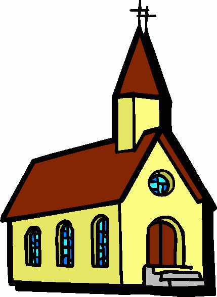 Church Building 01 Clip Art A