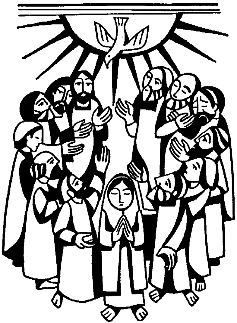 Church Began / Pentecost . - Pentecost Clip Art