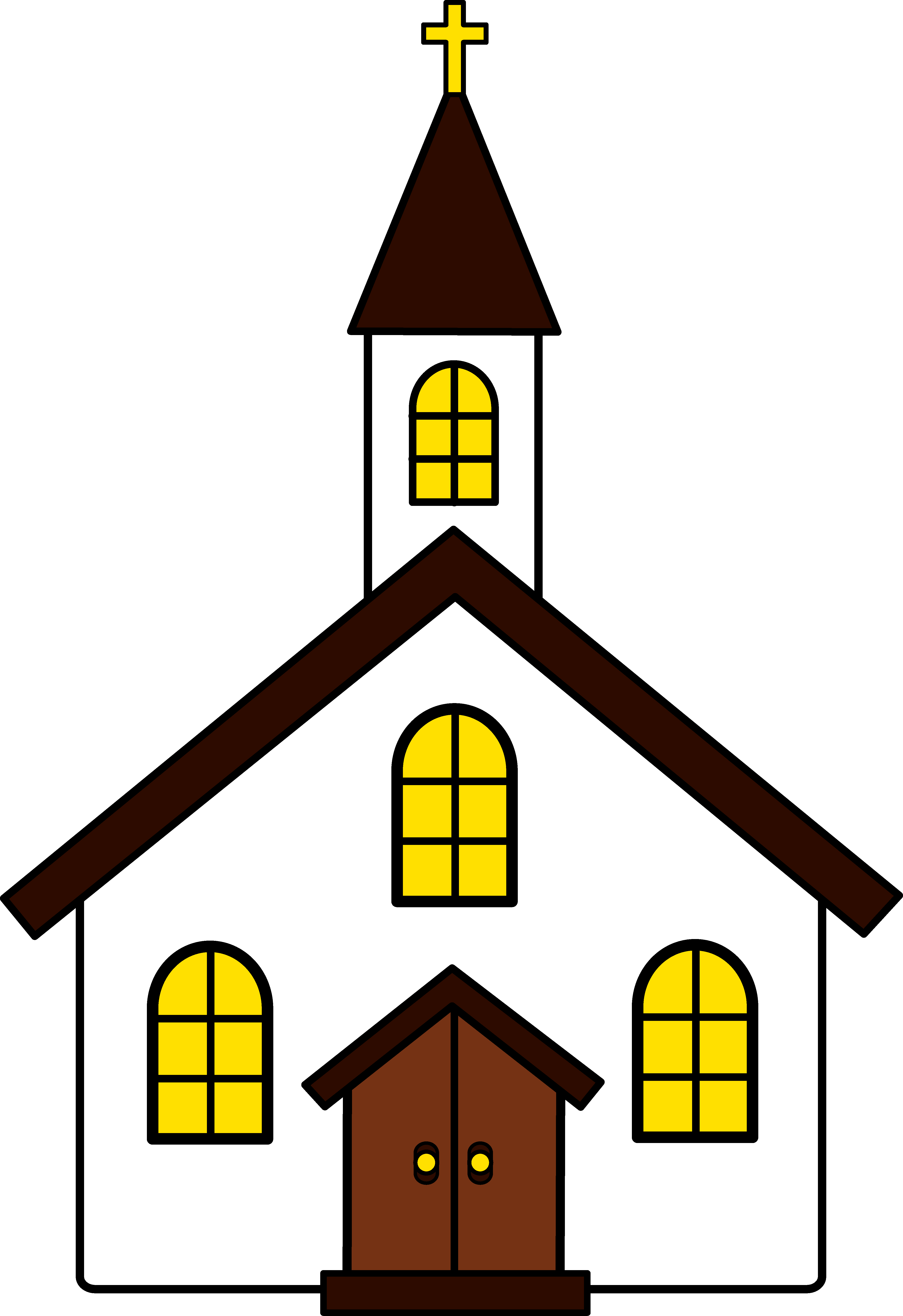 Church Building Clip Art - Church Building Clipart