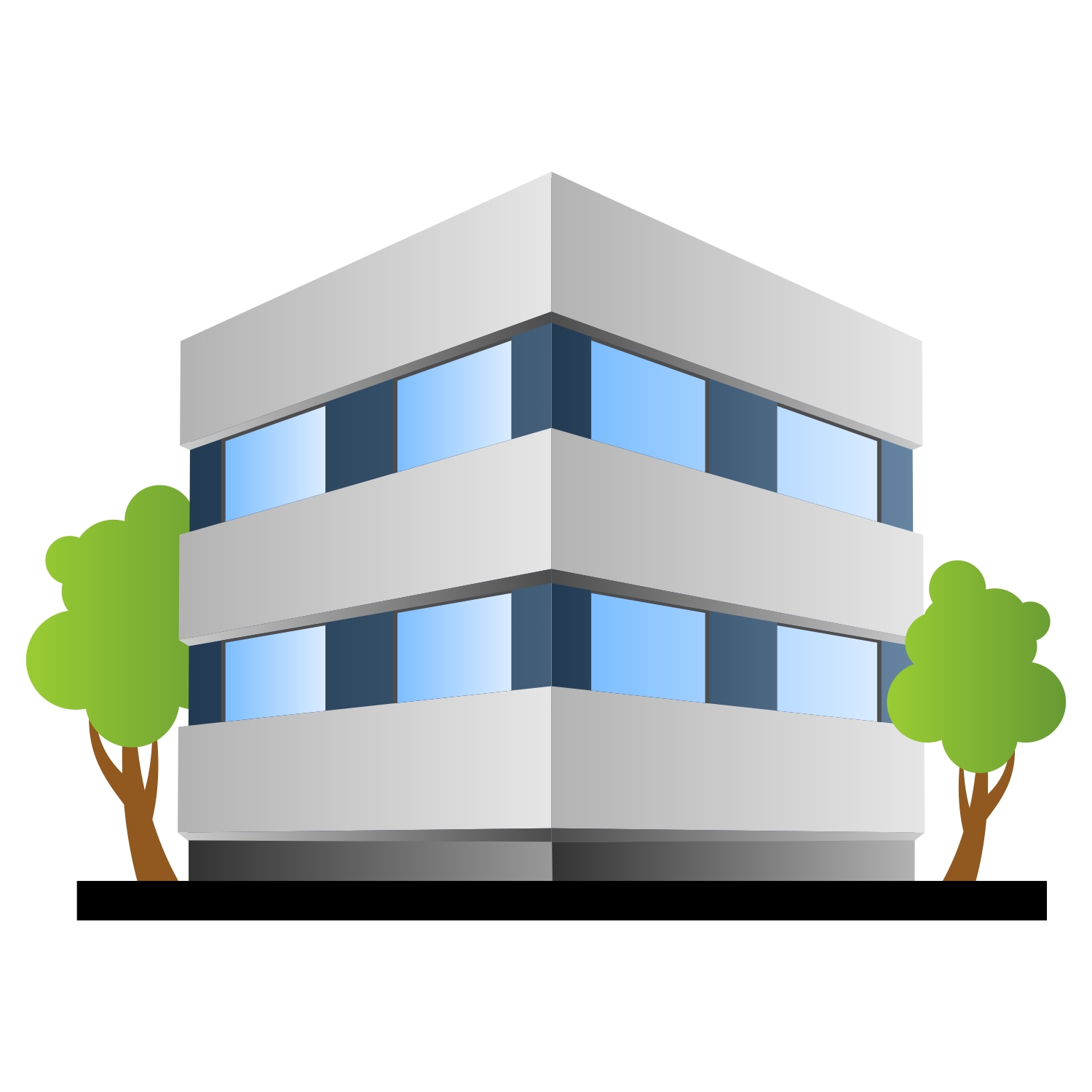 High building clipart
