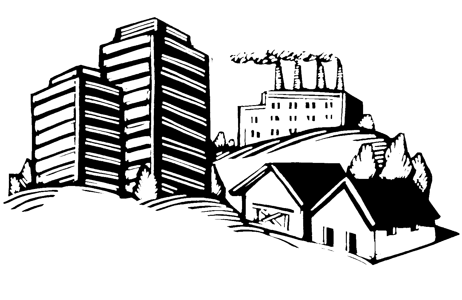 Church Building Clip Art Free - Building Clipart Black And White