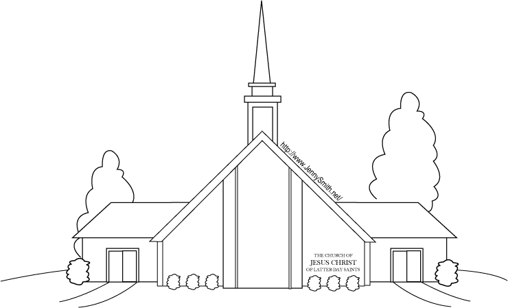 Church Meeting House Landscaping Lds Clipart Free Lds Colors
