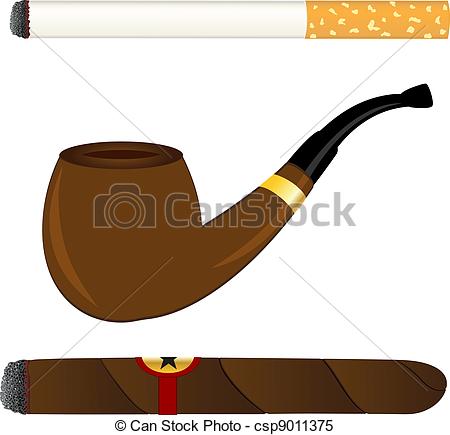 ... Cigarette, pipe and cigar