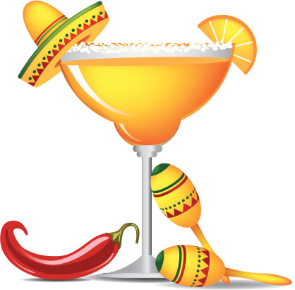Cinco De Mayo Margaritas - Margarita Glass Clip Art