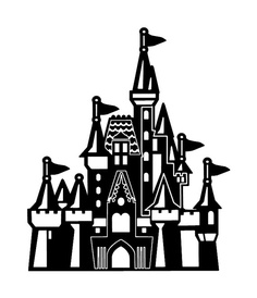 cinderella castle clip art - Disneyland Clip Art