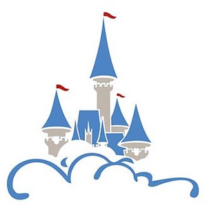 Disney Castle Outline Clipart